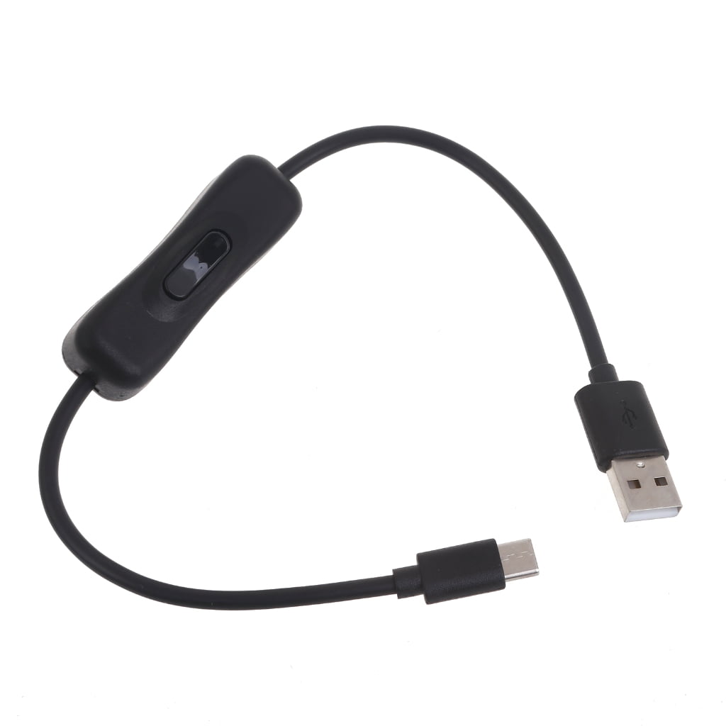Cavo USB WithSwitch Type-C A USB A, 5V 3A, Cavo Adattatore Con Interruttore On/off Per Raspberry Pi 4B, Trasferimento Dati 480 Mbps