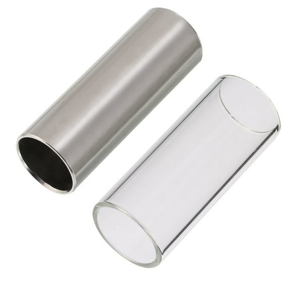 Guaber Guitar Slide, Stainless Guitar Slide Tone for Stringed Instrument Steel Slide Electric Guitar Parts Guitar Slide
