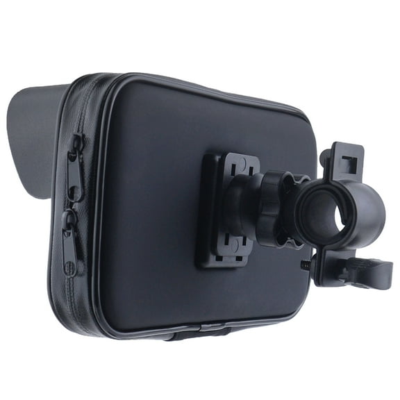 Guaber Motorbike Phone Bag Motorcycle Handlebar Phone Holder Waterproof with Sunvisor Mount Holder for Cellphone