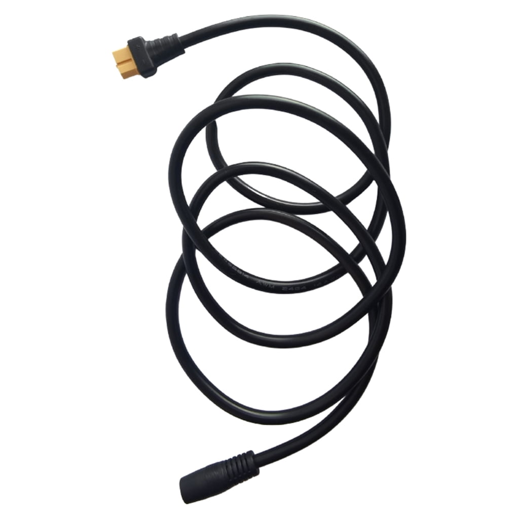 GINTOOYUN 2-Pack DC7909 Power Extension Cables - 14AWG, 90° Right Angle, For Solar Panels & Power Stations
