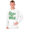 thumbnail image 1 of Guac World Guacamole Avocado Foodie Plus Size Long Sleeve Graphic Tee Shirt Brisco Brands 3X, 1 of 5