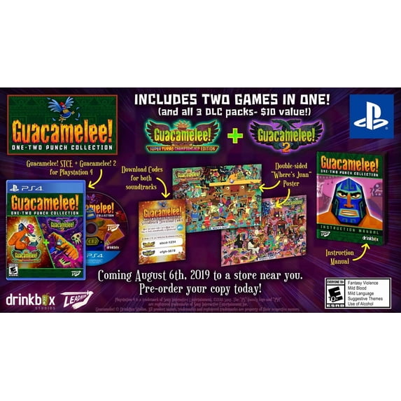 Guacamelee One Two Punch Collection Launch Edition S