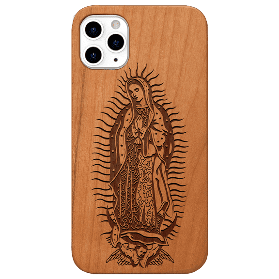 Guadalupe - Engraved Phone Model: iPhone 11 Pro, Color: Cherry