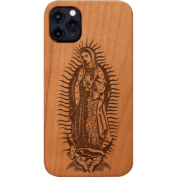 Guadalupe - Engraved Phone Model: iPhone 11 Pro Max, Color: Cherry