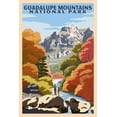 thumbnail image 1 of Guadalupe Mountains National Park, WPA Style (16x24 Giclee Gallery Art Print, Vivid Textured Wall Decor), 1 of 3