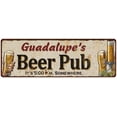 thumbnail image 1 of Guadalupe's Beer Pub Gift Sign Man Cave Gift 6x18 Sign 206180053494, 1 of 1