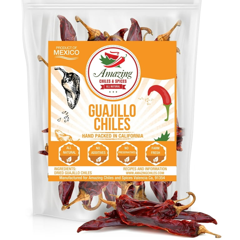 Amazing Chiles Spices Guajillo Chiles Peppers oz Mild to