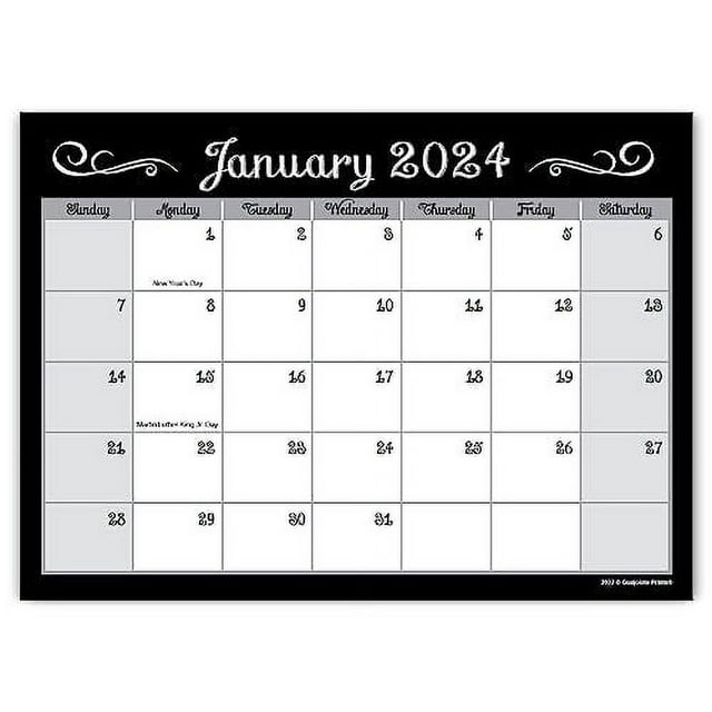 Guajolote Prints 20242025 Monthly Calendar Pad for