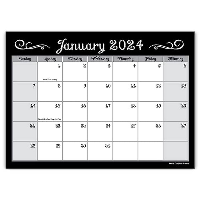 Guajolote Prints 20242025 Monthly Calendar Pad for
