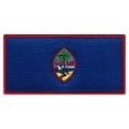 thumbnail image 1 of Guam Flag Embroidered Iron-on Patch, 1 of 1
