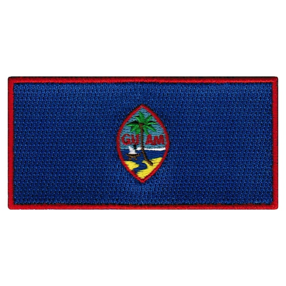 Guam Flag Embroidered Iron-on Patch