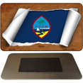 thumbnail image 1 of Guam Flag Scroll Novelty Metal Magnet M-9186 3.5" x 2" Magnet (M), 1 of 1