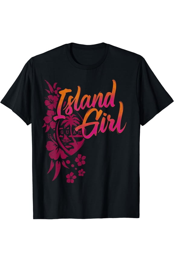 Guam Flower Chamorrita Guam Island Guamanian Girl Chamorro T-Shirt, Vintage Birthday Gift