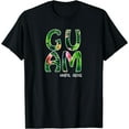 thumbnail image 1 of Guam Flowers - Hafa Adai T-Shirt Black 3X-Large, 1 of 4
