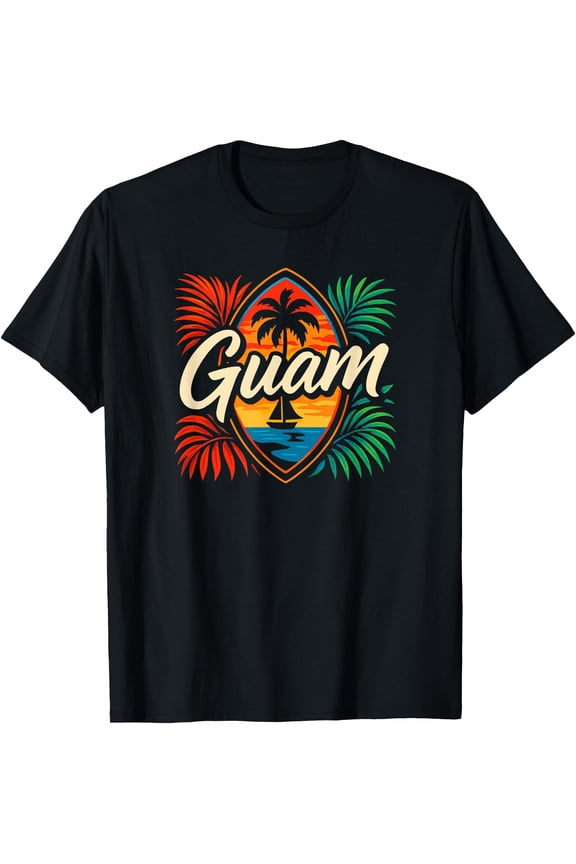 Guam Island Chamorro Sunset Tropical Souvenir T-Shirt Unisex T-Shirt