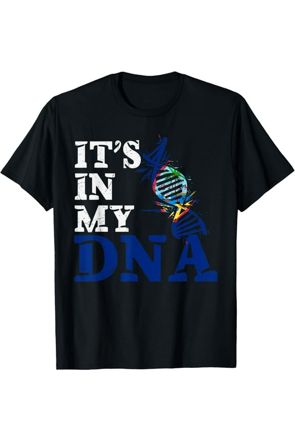 Guam Its in my DNA Guamanian flag Guam T-ShirtMen and women, White Black T-shirt, size: Extra large S-859XL