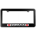 thumbnail image 1 of Guam Love with Hearts License Plate Tag Frame, Multiple Colors, 1 of 1