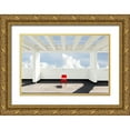 thumbnail image 1 of Guan, Xiaopeng 18x13 Gold Ornate Wood Framed with Double Matting Museum Art Print Titled - Alone Time, 1 of 4