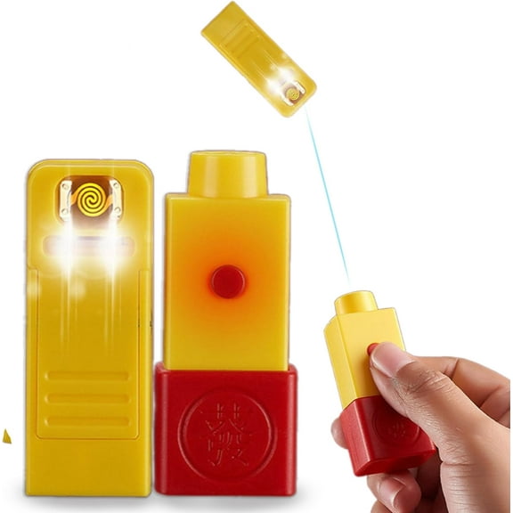 GuanFun Remote Control Lgnition Lighter with Lights Remote Control Lighter | 10M Windproof Pulse Arc Ignition with USB Charging for Camping BBQ & Candle Lighting