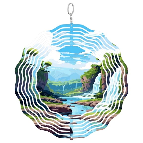 Guanacaste Costa Rica Wind Spinner, 3D Kinetic Stainless Steel Decor