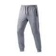 thumbnail image 1 of GuangCheng George Men Elastic Waist Sweatpants with Zip Pockets Soft Comfy Joggers Sporty Casual Slim Trousers,Size:2XL, 1 of 8