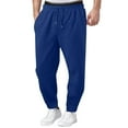 thumbnail image 1 of GuangCheng George Mens Elastic Waist Sweatpants,Casual Joggers,Baggy,Pull On,Lounge Pants for Men,Blue,Size XL, 1 of 6