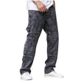 thumbnail image 1 of GuangCheng Loose Fit Demin Pants for Medium Washed Wide Leg Skinny Comfy Casual Jeans, 1 of 6