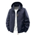 thumbnail image 1 of GuangCheng Mens Windproof Jackets Zippered Waterproof Ski Hooded Warm Winter Snow Coat Snowboarding Rain Jackets, 1 of 9