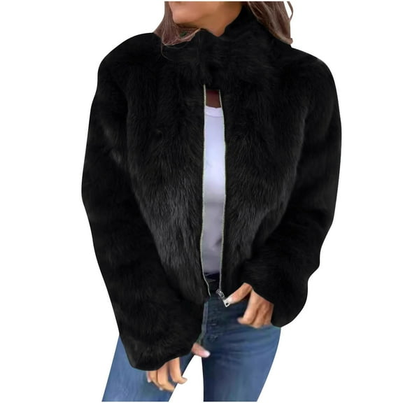 GuangCheng Womens Coats Fashion Solid Color Cardigan Loose Long Sleeve Open Front Coat Large Size Sweaters