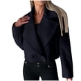 thumbnail image 1 of GuangCheng Womens Coats New Fashion Casual Long Sleeve Hoodless Casual Outwear & Jackets, 1 of 6