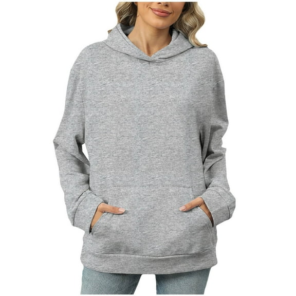 GuangCheng Womens Oversized Hoodie Fleece Sweatshirt Winter Pullover Hooded Tops Casual Soft Fall Long Sleeve Outfits