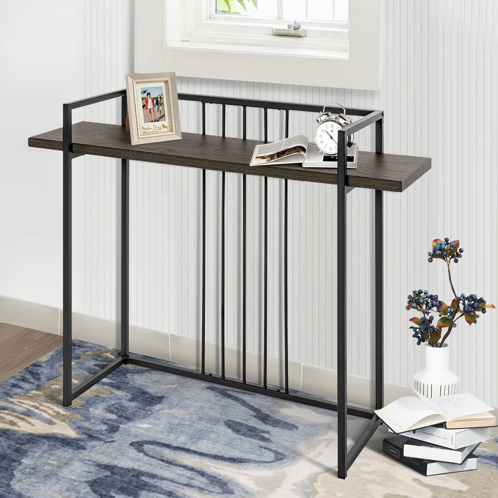 Guangdong Guangxin Homy Casa Industrial Wooden Console Table with Shelf