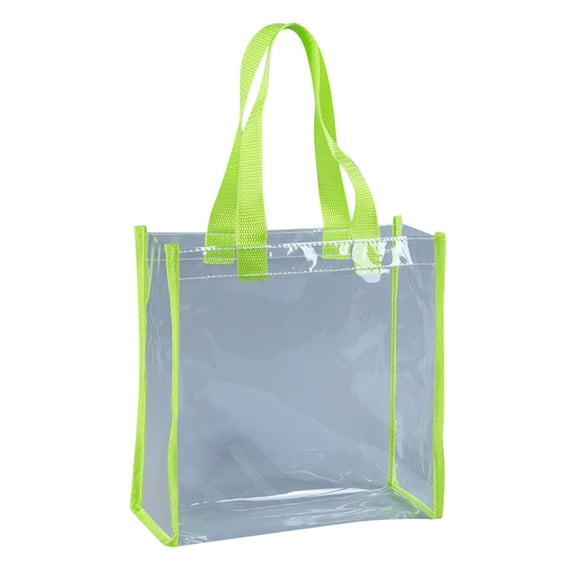 Guanglv Clear Tote Bag Beach Bag Shoulder Handbag for Shopping Gym Travel
