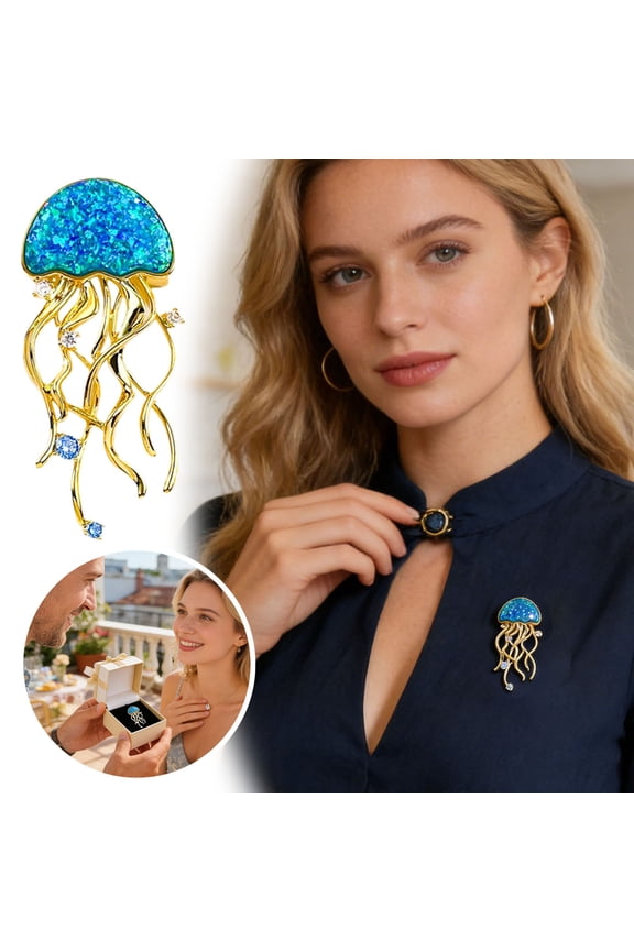 Exquisite Brooch Jewelry with Glittering Rhinestones and Enamel Art
