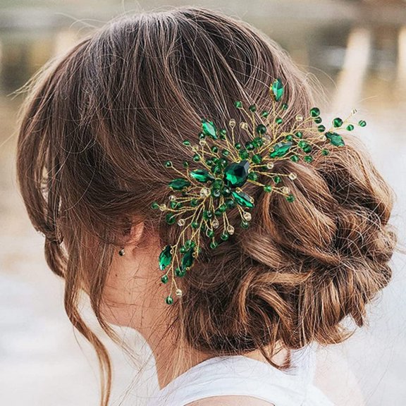 Guanglv Handmade Pearl Rhinestone Comb European and Style Hair Easily Enhancing Your Charm