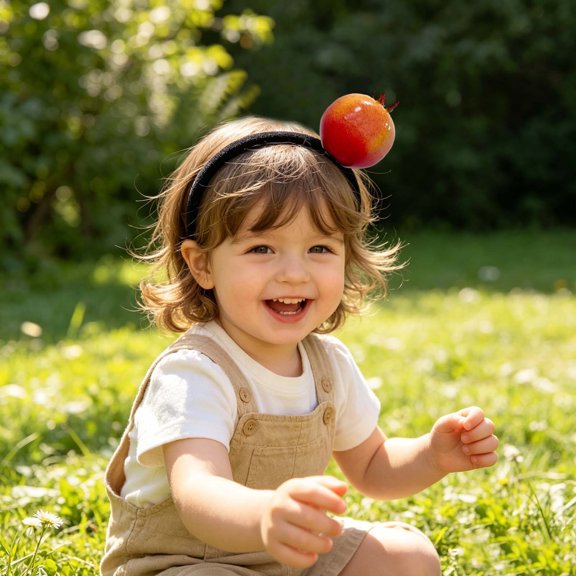 Guanglv Novelty Fruit Shaped Headband Playful 3D Food Design Hair for Parties & Daily Lightweight Comfortable Hair for Kids & Adults Eye Catching Statement