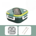 thumbnail image 1 of Guanglv Portable Insulated Stainless Steel Divided Lunch Box Long Heat Retention Built-in Utensil Storage Stylish Student Meal Container Back to School, 1 of 6