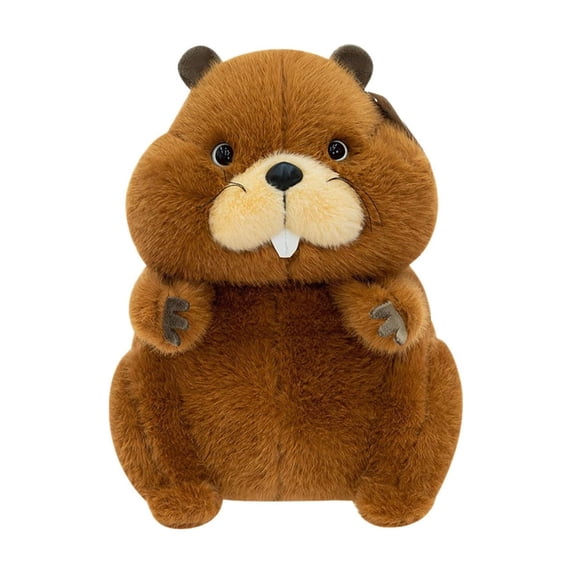 Guanglv Realistic Beaver Stuffed Animal Soft Cute Creature Soft Huggable for Kids Toddlers Nature Lovers Collectors