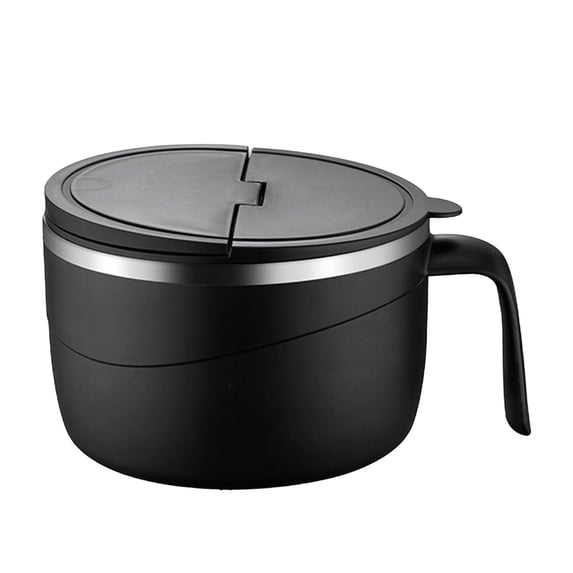 Guanglv Stainless Steel Thermal Insulated Ramen Bowl with Handle And Sealed Lid Multipurpose Hot Soup Cold Food Serving Bowl Back to School Dorm Meal Container