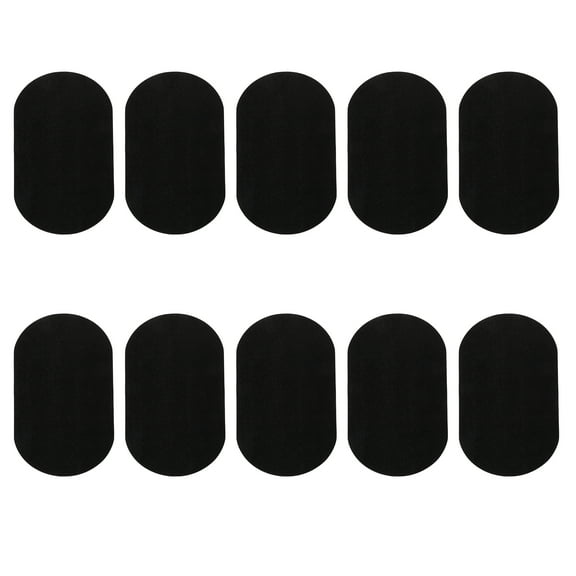 Guangmc 10Pcs Black Elbow/Knee Repair Patches for Clothing & Jeans