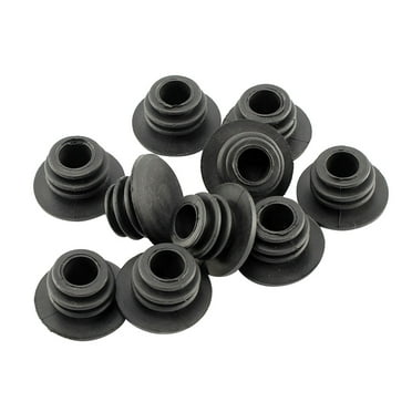 Guangmc 10pcs Black Handlebar End Plugs for Cycling and Bikes