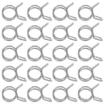 thumbnail image 1 of Guangmc 120pcs Stainless Steel Water Pipe Clips Double Wire Spring Fasteners 5mm, 1 of 6