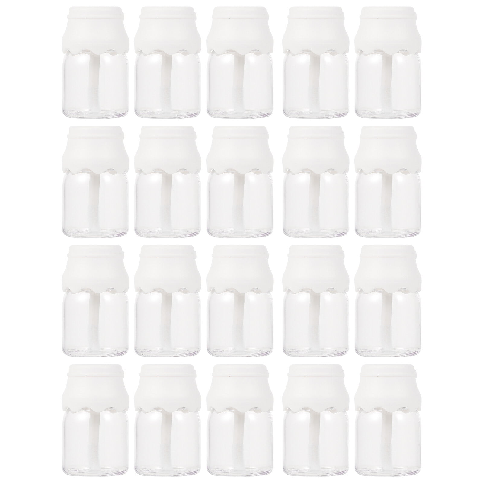 Guangmc 20Pcs Refillable Lip Gloss Tubes Clear Plastic Lip Balm Guangmc 20pcs refillable lip gloss tubes clear plastic lip balm