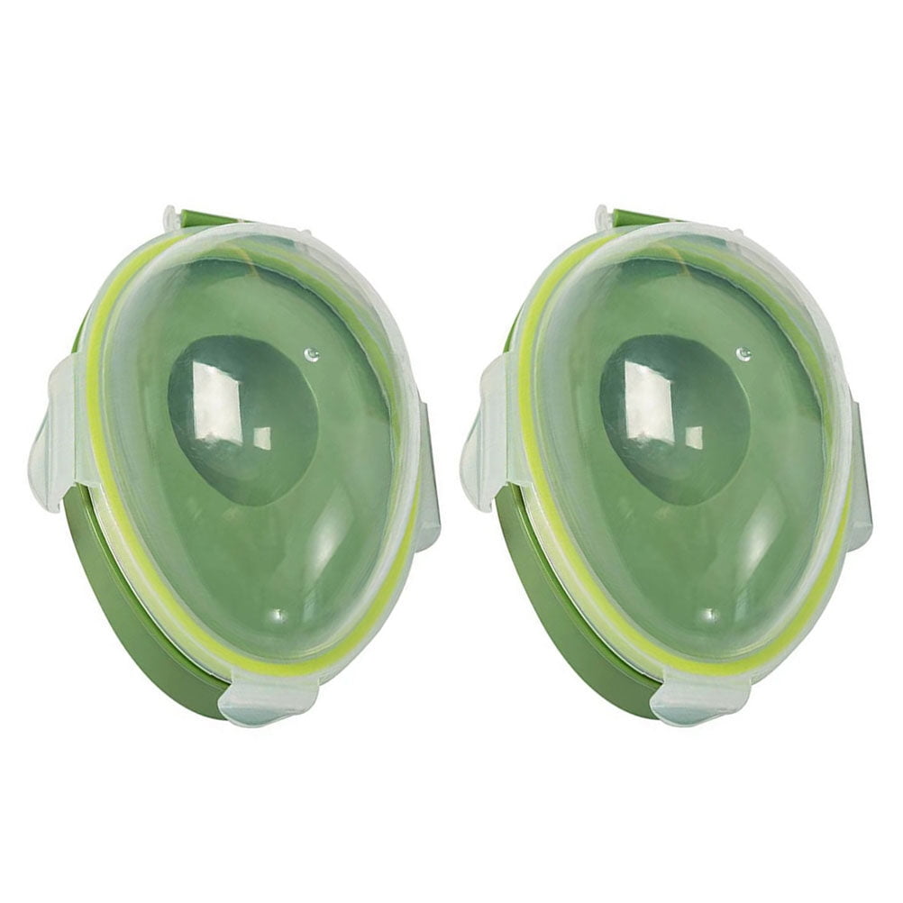 Guangmc 2PCS Reusable Avocado Storage Container - Keep Avocado Fresh ...