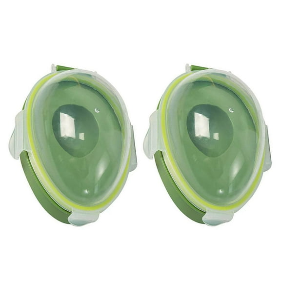 Guangmc 2PCS Reusable Avocado Storage Container - Keep Avocado Fresh