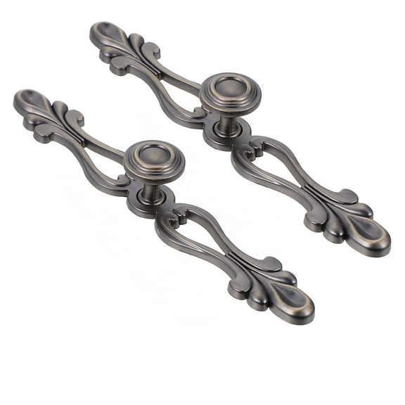Guangmc 2Pcs Vintage European Style Cabinet Handles Drawer Knobs for Furniture