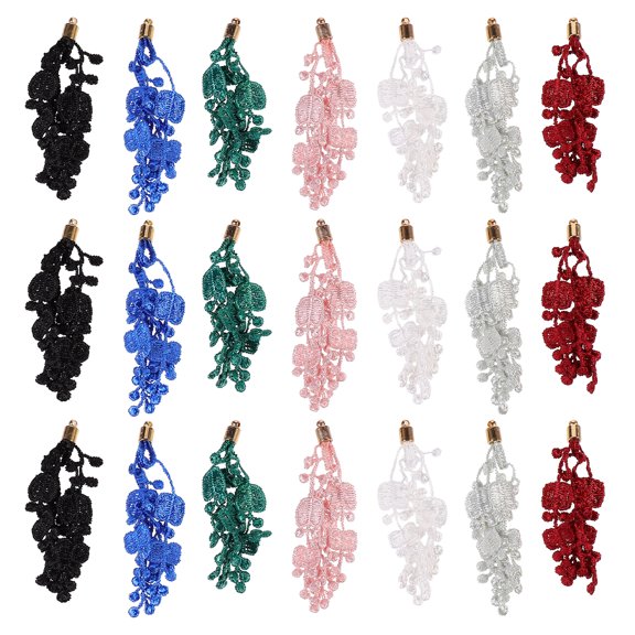 Guangmc 32pcs Vintage Ethnic Tassel Drop Earrings Dangle Jewelry Gift