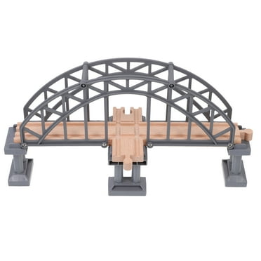 Guangmc Brio Train Bridge Toy for Boys - Railway Expansion Set