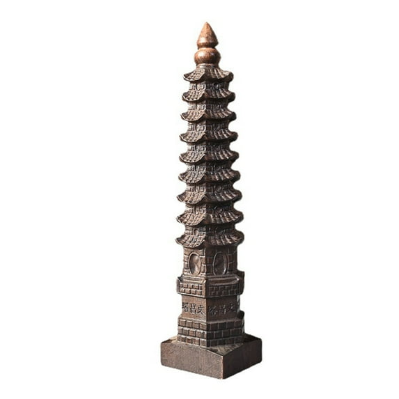 Guangmc Chinese Fengshui Pagoda Figurine Garden Statue