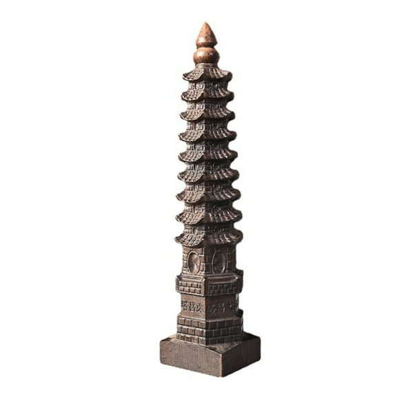 Guangmc Chinese Fengshui Pagoda Figurine Garden Statue